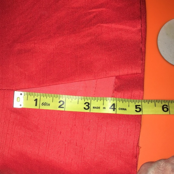 Vintage Rina Rossi Pencil Skirt Size 14 Orange - Picture 9 of 10